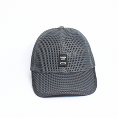 DARK GREY MESH LINK BASEBALL CAP