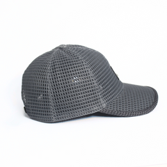 DARK GREY MESH LINK BASEBALL CAP
