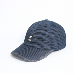BLUE MESH LINK BASEBALL CAP