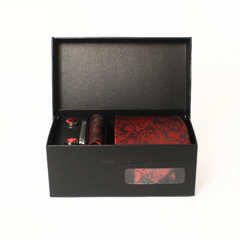 MAROON PAISLEY COMBO BOX