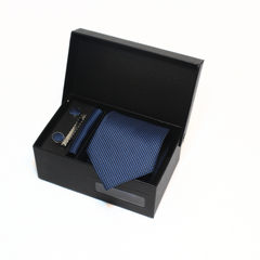 BLUE & BLACK CHECKERED COMBO BOX