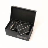 BLACK & GREY BIG CHECK COMBO BOX