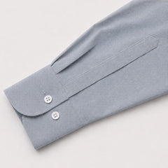 LIGHT GREY REGULAR FIT FORMAL SHIRT