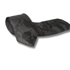 GREY CAMOUFLAGE TIE SET