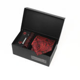 MAROON PAISLEY COMBO BOX