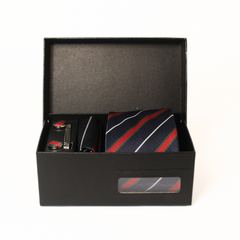 BLUE REGIMENTAL STRIPED COMBO BOX