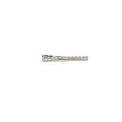 THE SILVER STRIPED TIE CLIP