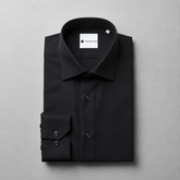 Black Regular Fit Dress Shirt