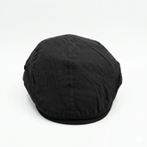 BLACK FLAT IVY COTTON CAP