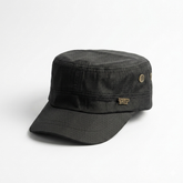 JET BLACK ZEPHYR PARACHUTE CADET CAP
