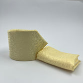 LIGHT GOLD SELF PRINTED TIE & POCKET SQUARE SET