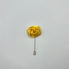 YELLOW FLORAL LAPEL PIN