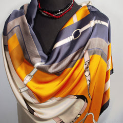 Buckle & Strap Silken Wrap