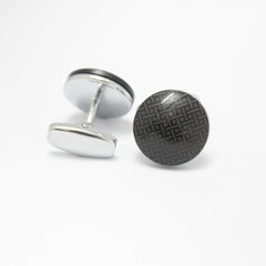 Black Weaved Enchantment Cufflinks