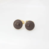 Brown Weaved Enchantment Cufflinks