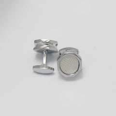 Angular Hexagon Statement Cufflinks