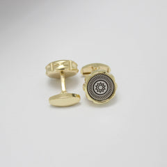 Golden Sunburst Cufflinks
