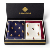 THE POLO STANDARD SILK POCKET SQUARES VALUE SET