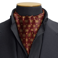 MAROON ECLIPSE SILK CRAVAT