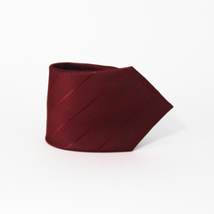 MAROON WIDE STRIPED TIE SET