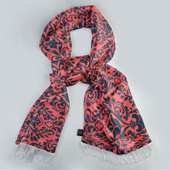 PATRÓN DE DAMASCO ANTIGUO SILK SCARF