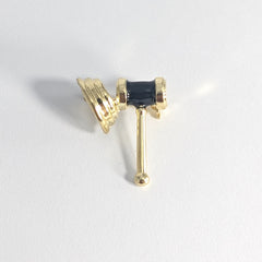 GAVEL OF HONOUR GOLD PIN