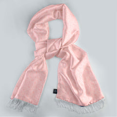THE FESTIVE PINK SILK SCARF