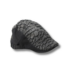 CHARCOAL DUCKBILL FLAT WINTER CAP
