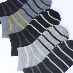 PENCIL STRIPES ANKLE SOCKS SET