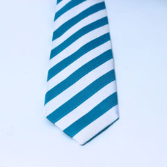 THE SKY BLUE & WHITE STRIPED TIE