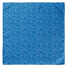 AZURE BLUE CRISS CROSS TIE SET