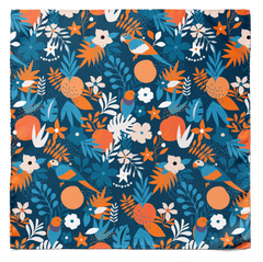 W21-TROPICA BIRD SILK CRAVAT