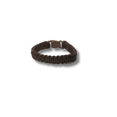 BROWN PARACORD SURVIVAL BRACELET