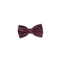 BURGUNDY TEXTURED BOW TIE