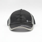 Charcoal Black Parachute Sports Cap - Enhanced