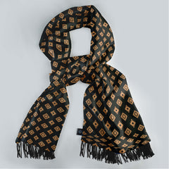 COPPER SPARKLE SILK SCARF & POCKET SQUARE SET (LUXE COLLECTION)