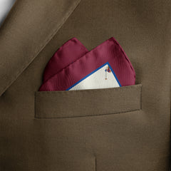 THE WHITE POLO STANDARD SILK POCKET SQUARE