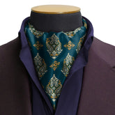 GREEN & YELLOW MYSTERY SILK CRAVAT