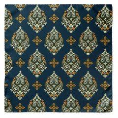 GREEN & YELLOW MYSTERY SILK CRAVAT