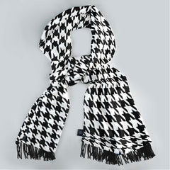 HOUNDSTOOTH SILK SCARF