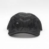Jet Black Sports Flat Cap - Enhanced