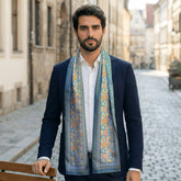Blush Botanica Dual-Sided Scarf and Pocket Squares Set