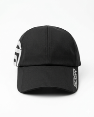 BLACK FLOWGRID PARACHUTE CAP