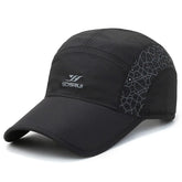 BLACK VENTURA-MOSAIC PARACHUTE CAP