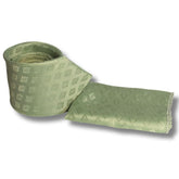 SAGE SELF PRINTED TIE & POCKET SQUARE SET