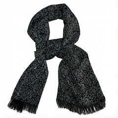 THE DARK VINTAGE SILK SCARF & POCKET SQUARE SET