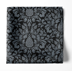 THE DARK VINTAGE SILK POCKET SQUARE