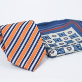 THE ORANGE REGIMENTAL STRIPED TIE SET
