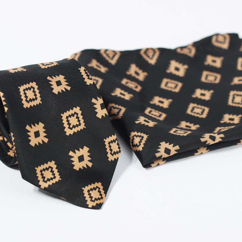 COPPER SPARKLE TIE SET