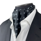 Black Diamond Silk Cravat